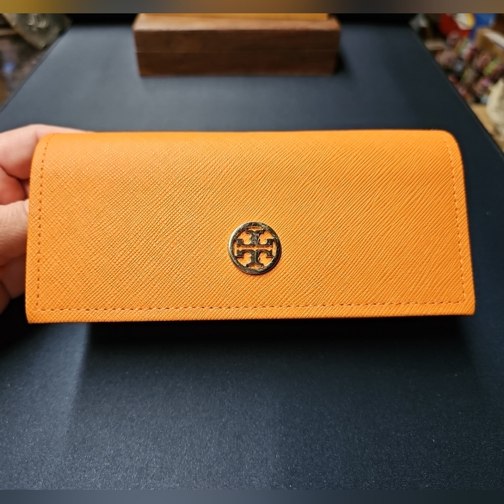 Tory Burch SunGlasses Case Women Orange